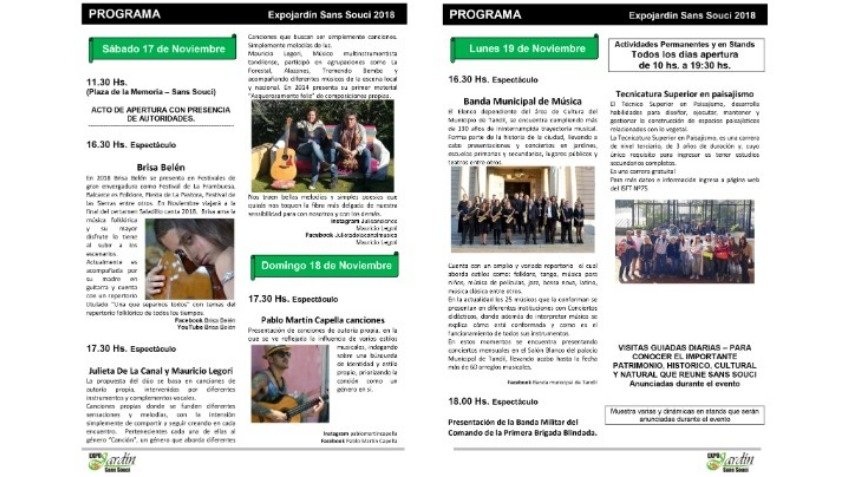 Este fin de semana se realizará una nueva edición de Expojardín